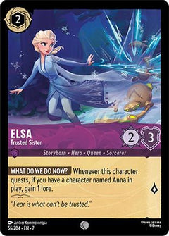 Elsa - Trusted Sister (55/204) [Archazias Island] Cold Foil - Deck Out Gaming