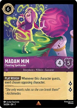 Madam Mim - Cheating Spellcaster (56/204) [Archazias Island] Cold Foil - Deck Out Gaming