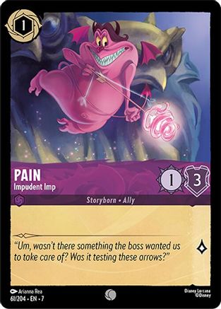Pain - Impudent Imp (61/204) [Archazias Island] Cold Foil - Deck Out Gaming