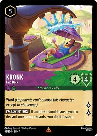 Kronk - Laid Back (63/204) [Archazias Island] - Deck Out Gaming