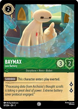 Baymax - Low Battery (87/204) [Archazias Island] - Deck Out Gaming