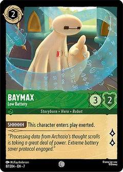 Baymax - Low Battery (87/204) [Archazias Island] Cold Foil - Deck Out Gaming