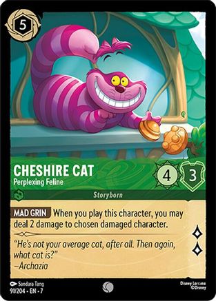 Cheshire Cat - Perplexing Feline (91/204) [Archazias Island] - Deck Out Gaming