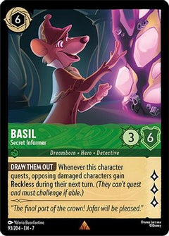 Basil - Secret Informer (93/204) [Archazias Island] - Deck Out Gaming