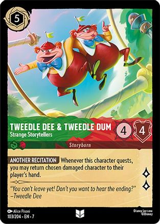 Tweedledee & Tweedledum - Strange Storytellers (103/204) [Archazias Island] - Deck Out Gaming