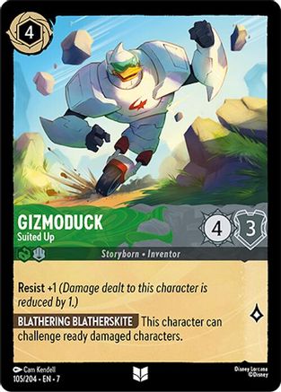 Gizmoduck - Suited Up (105/204) [Archazias Island] - Deck Out Gaming