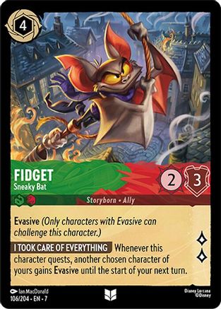 Fidget - Sneaky Bat (106/204) [Archazias Island] - Deck Out Gaming