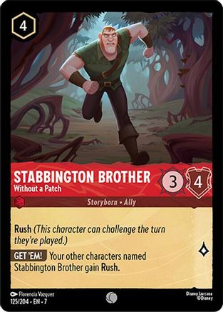 Stabbington Brother - Without a Patch (125/204) [Archazias Island] - Deck Out Gaming