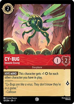 Cy-Bug - Invasive Enemy (127/204) [Archazias Island] Cold Foil - Deck Out Gaming
