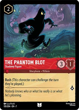 The Phantom Blot - Shadowy Figure (135/204) [Archazias Island] Cold Foil - Deck Out Gaming