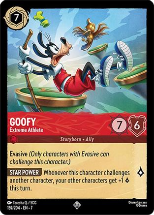 Goofy - Extreme Athlete (139/204) [Archazias Island] Cold Foil - Deck Out Gaming