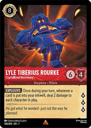 Lyle Tiberius Rourke - Crystallized Mercenary (140/204) [Archazias Island] - Deck Out Gaming