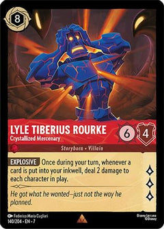 Lyle Tiberius Rourke - Crystallized Mercenary (140/204) [Archazias Island] Cold Foil - Deck Out Gaming