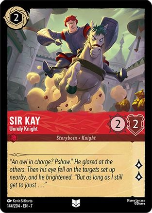 Sir Kay - Unruly Knight (144/204) [Archazias Island] Cold Foil - Deck Out Gaming