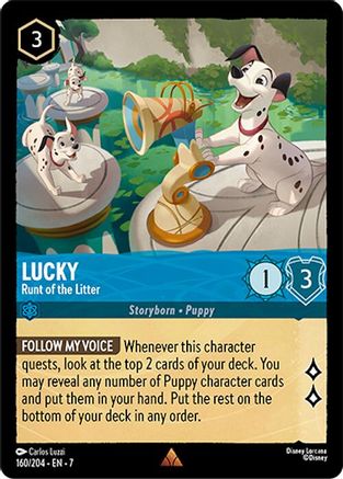 Lucky - Runt of the Litter (160/204) [Archazias Island] - Deck Out Gaming