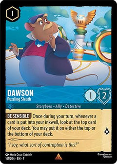Dawson - Puzzling Sleuth (161/204) [Archazias Island] Cold Foil - Deck Out Gaming