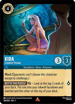 Kida - Creative Thinker (164/204) [Archazias Island] Cold Foil - Deck Out Gaming
