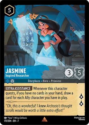 Jasmine - Inspired Researcher (173/204) [Archazias Island] - Deck Out Gaming