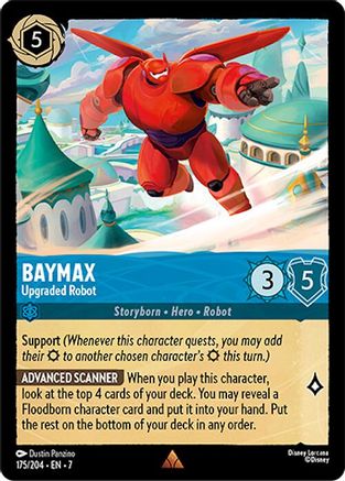 Baymax - Upgraded Robot (175/204) [Archazias Island] Cold Foil - Deck Out Gaming