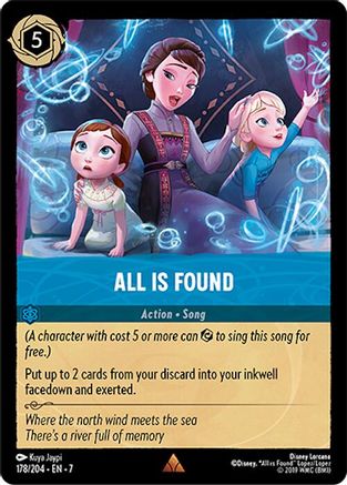All Is Found (178/204) [Archazias Island] Cold Foil - Deck Out Gaming