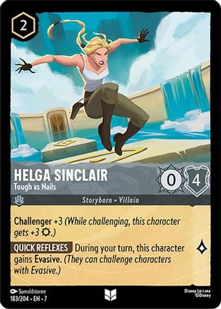 Helga Sinclair - Tough as Nails (183/204) [Archazias Island] - Deck Out Gaming