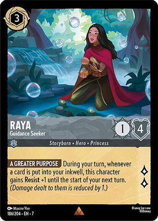 Raya - Guidance Seeker (186/204) [Archazias Island] - Deck Out Gaming