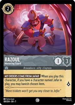 Razoul - Menacing Guard (189/204) [Archazias Island] Cold Foil - Deck Out Gaming