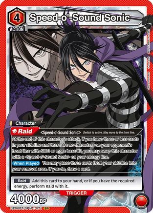 Speed-o'-Sound Sonic (071) (UE06BT/OPM-1-071) [UE06BT: One Punch Man] Foil - Deck Out Gaming