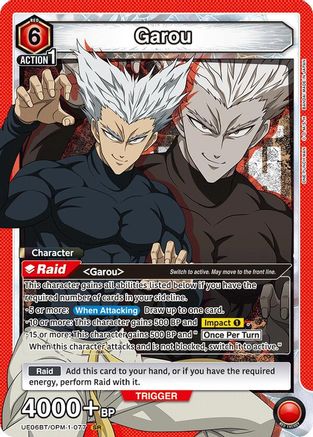 Garou (077) (UE06BT/OPM-1-077) [UE06BT: One Punch Man] Foil - Deck Out Gaming