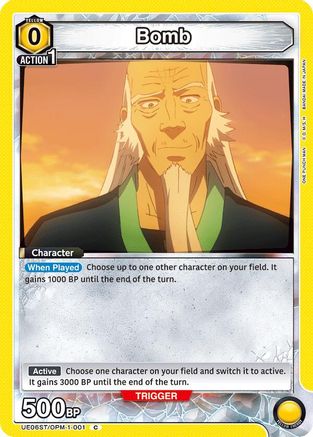 Bomb (UE06ST/OPM-1-001) [UE06ST: One Punch Man Starter Deck] - Deck Out Gaming