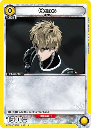 Genos (005) (UE06ST/OPM-1-005) [UE06ST: One Punch Man Starter Deck] - Deck Out Gaming