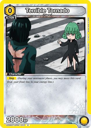 Terrible Tornado (012) (UE06ST/OPM-1-012) [UE06ST: One Punch Man Starter Deck] - Deck Out Gaming