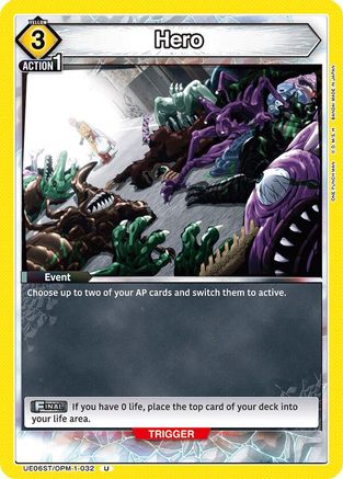 Hero (UE06ST/OPM-1-032) [UE06ST: One Punch Man Starter Deck] - Deck Out Gaming