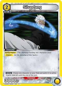 Silverfang (103) (UE06ST/OPM-1-103) [UE06ST: One Punch Man Starter Deck] - Deck Out Gaming