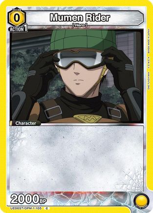Mumen Rider (UE06ST/OPM-1-105) [UE06ST: One Punch Man Starter Deck] - Deck Out Gaming
