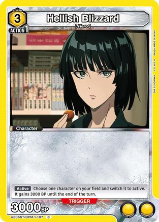 Hellish Blizzard (107) (UE06ST/OPM-1-107) [UE06ST: One Punch Man Starter Deck] - Deck Out Gaming