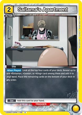 Saitama's Apartment (UE06ST/OPM-1-108) [UE06ST: One Punch Man Starter Deck] - Deck Out Gaming