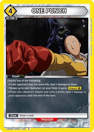 ONE PUNCH (UE06ST/OPM-1-109) [UE06ST: One Punch Man Starter Deck] - Deck Out Gaming