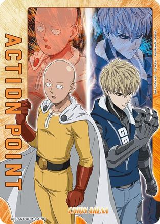 Action Point Card (AP01) (UE06ST/OPM-1-AP01) [UE06ST: One Punch Man Starter Deck] - Deck Out Gaming