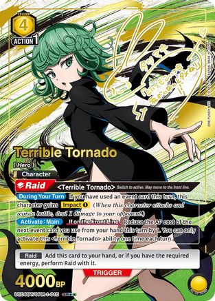 Terrible Tornado (015) (SR**) (UE06BT/OPM-1-015) [UE06BT: One Punch Man] Foil