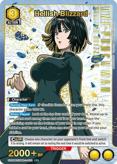 Hellish Blizzard (022) (R*) (UE06BT/OPM-1-022) [UE06BT: One Punch Man] Foil - Deck Out Gaming