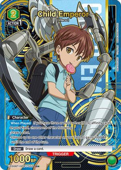 Child Emperor (U*) (UE06BT/OPM-1-055) [UE06BT: One Punch Man] Foil - Deck Out Gaming