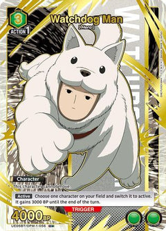 Watchdog Man (U*) (UE06BT/OPM-1-056) [UE06BT: One Punch Man] Foil - Deck Out Gaming