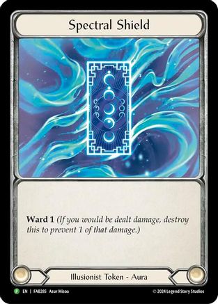 Spectral Shield - FAB285 (FAB285) [Flesh and Blood: Promo Cards] Cold Foil - Deck Out Gaming