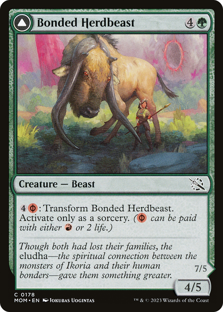 Bonded Herdbeast (178) [March of the Machine] - Deck Out Gaming
