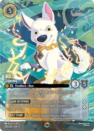 Bolt - Superdog (Enchanted) (207/204) [Archazias Island] Holofoil - Deck Out Gaming