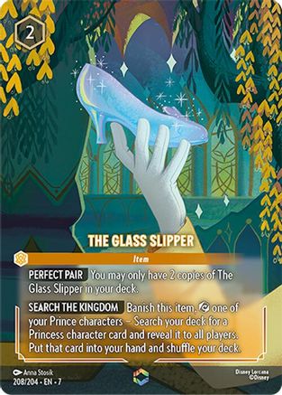 The Glass Slipper (Enchanted) (208/204) [Archazias Island] Holofoil - Deck Out Gaming