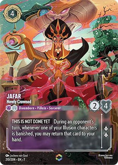 Jafar - Newly Crowned (Enchanted) (210/204) [Archazias Island] Holofoil - Deck Out Gaming
