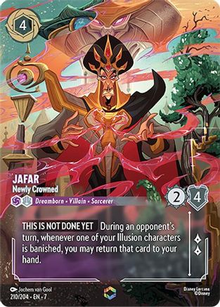 Jafar - Newly Crowned (Enchanted) (210/204) [Archazias Island] Holofoil - Deck Out Gaming