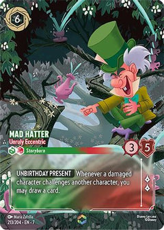 Mad Hatter - Unruly Eccentric (Enchanted) (213/204) [Archazias Island] Holofoil - Deck Out Gaming